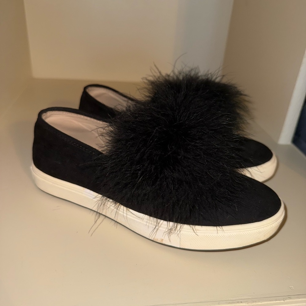 Steve Madden Emily Pom-Pom Slip-On Sneakers